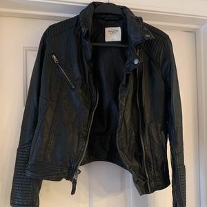 Abercrombie and Fitch faux leather jacket